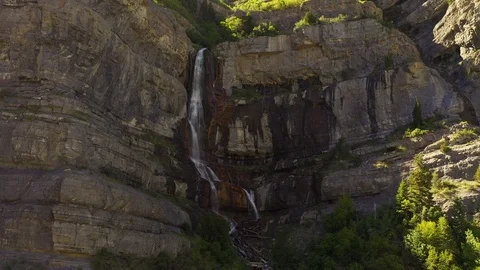 Bridal Veil Falls Stock Footage 114543368