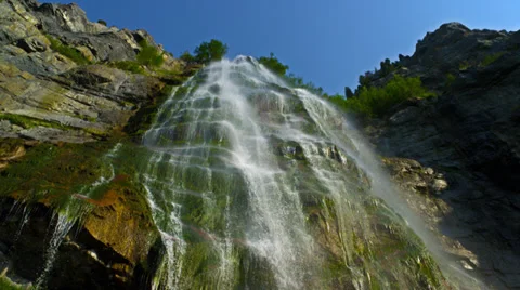 Bridal Veil Falls HD Stock Footage 33751919