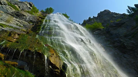 Bridal Veil Falls ms HD Stock Footage 33740971