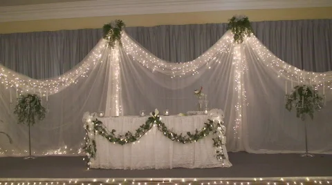 BridalTable03 Stock Footage 548820