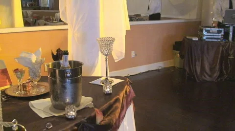 BridalTable05 Stock Footage 548825