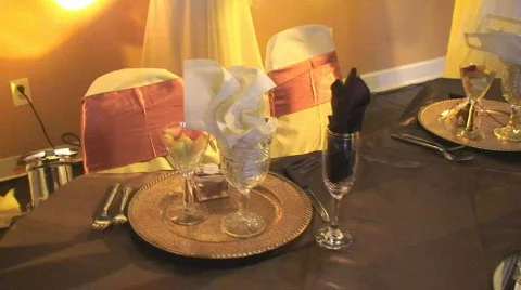 BridalTable06 Stock Footage 548828