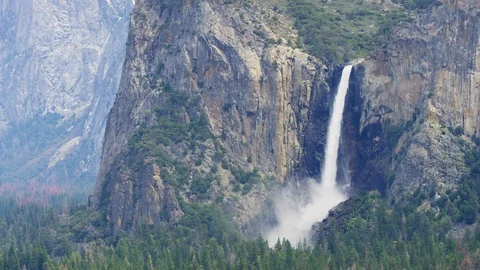 Bridalveil Fall Stock Footage 86840519