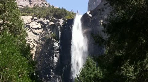 Bridalveil Fall, Yosemite NP Stock Footage 11312838