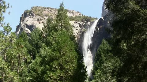 Bridalveil Fall, Yosemite NP Stock Footage 11321412