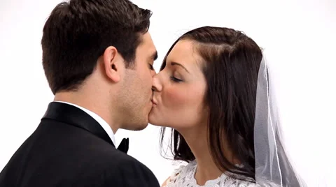 Bride And Groom Close Up Stock Footage 43356120