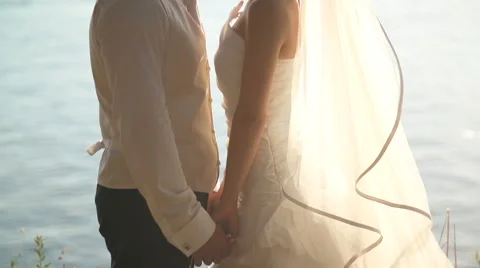 Bride And Groom Exchanging Vows Stock Footage 49495339