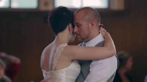 Bride and Groom First Dance Stock-Footage 49107973