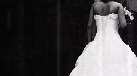 Bride and groom Stock Footage 627311
