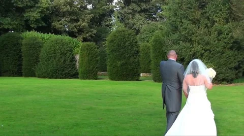 Bride and groom Stock Footage 1145182