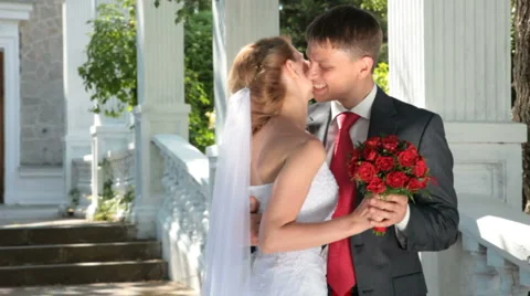 Bride and groom Stock Footage