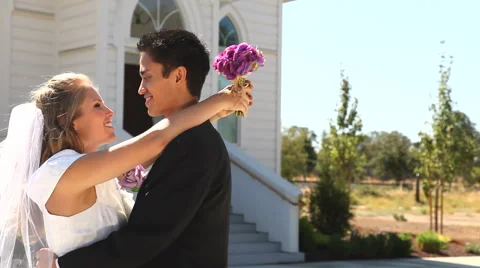 Bride And Groom Stock Footage 43354605