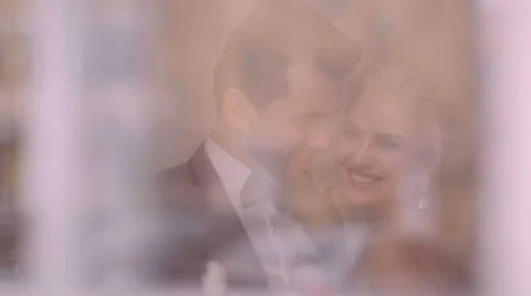 Bride and groom Stock Footage 61784368