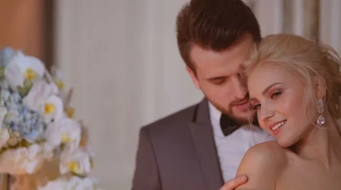 Bride and groom. Stock Footage 61784950