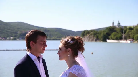 Bride and groom Stock Footage 67104811