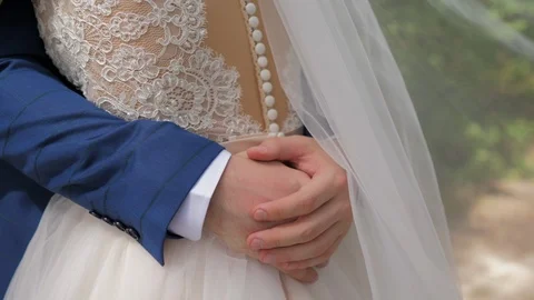 Bride and groom Stock Footage 119534159