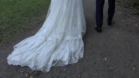 Bride and Groom Stock Footage 130342352