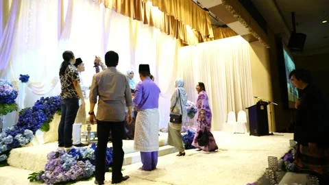 Bride and Groom Stock Footage 146079486