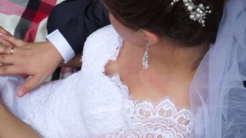 Bride and groom Stock Footage 163567704