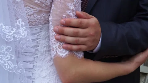 Bride and groom Stock Footage 163567717