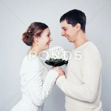 Bride and groom Stock Photos