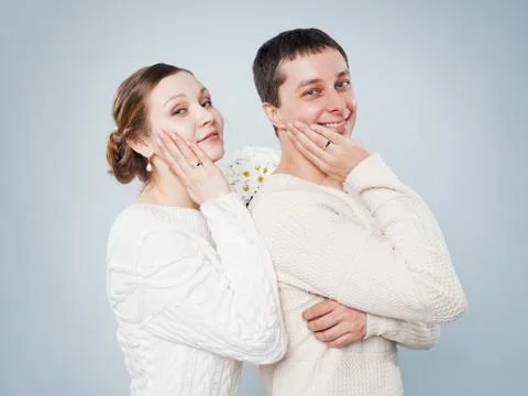 Bride and groom Foto stock