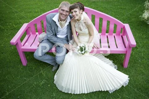 Bride and groom Stock Photos
