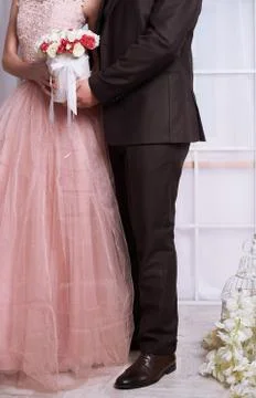 Bride and groom Stock Photos