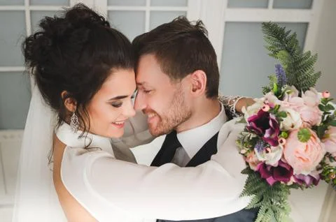 Bride and groom Stock Photos