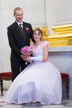 Bride and groom Stock Photos