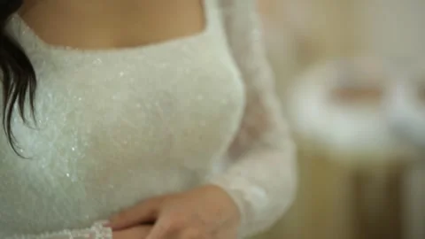 The bride are ready for wedding 1 Stock Footage 314619273
