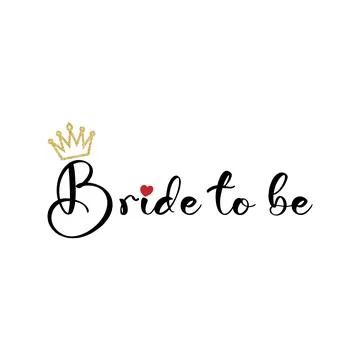 Bride to be. Stock Illustration
