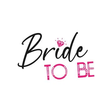 Bride to be. Stock Illustration