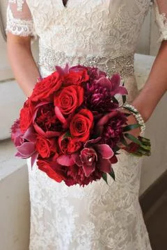 Bride bouquet Foto stock