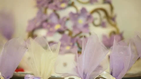 Bride cake Stock Footage 21946802