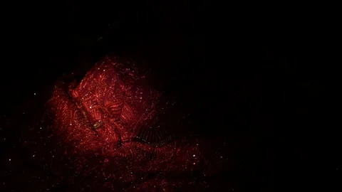 Bride Changing Bangles Dark Cinematic Hand Shot Stock Footage 337371611