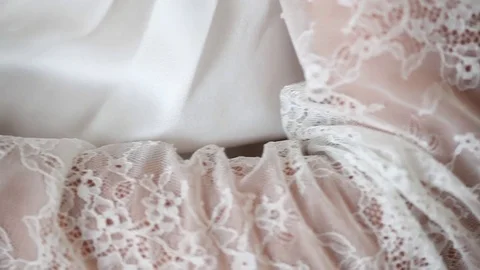 Bride clasped hands Stock Footage 72118132