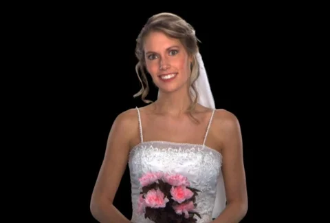 Bride Close Up Stock Footage 754933