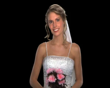 Bride Close Up 스톡 동영상 754935