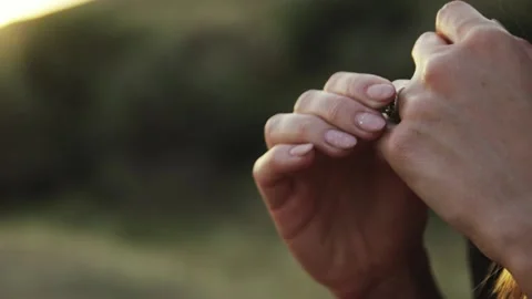 Bride engagement ring Stock Footage 132206342