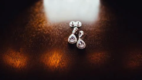 Bride with garter	 Stock Photos