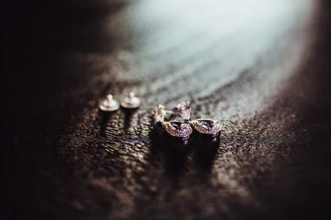 Bride with garter	 Stock Photos