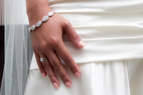 Bride gettin ready Stock Photos