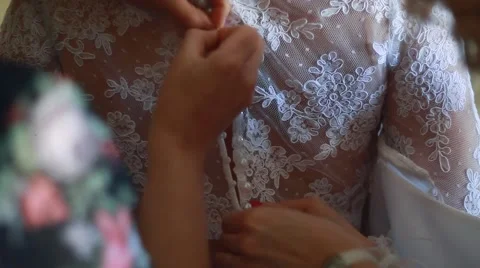 Bride getting ready Stock Footage 51168021