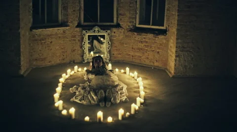 Bride ghost story Stock Footage 69033228