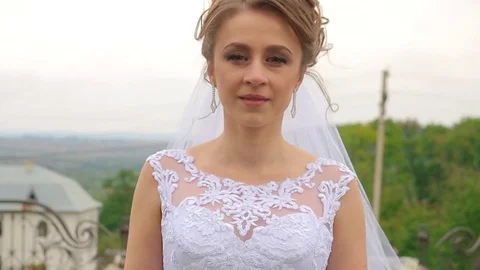 The bride goes ahead Stock Footage 75030231