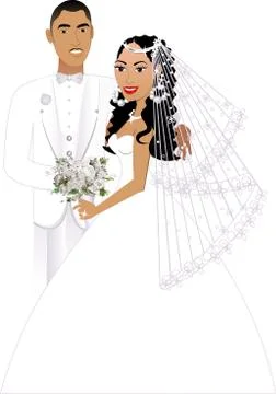Bride Groom 5 Stock Illustration
