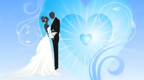 Bride &amp; Groom Background 02 HD Stock Footage 10873602