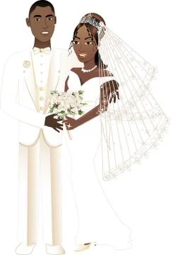 Bride Groom  Stock Illustration