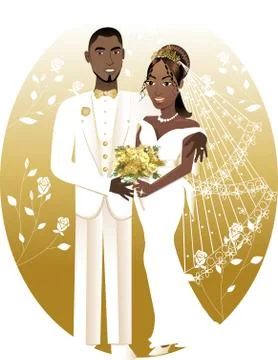 Bride Groom Stock Illustration